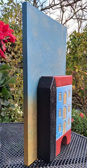 Niet of onleesbaar gesigneerd - Stenen Grachtenpand, unicum kopen? Bied vanaf 1!