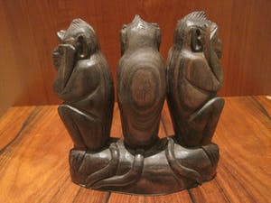 Curiosa - Amsterdamse School: Apen Horen-Zien en Zwijgen. kopen? Bied vanaf 60!