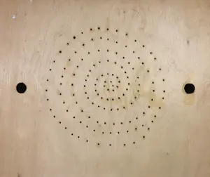 Pim Lenos - Gemengde techniek op paneel, Zonder titel (Groot) kopen? Bied vanaf 1!