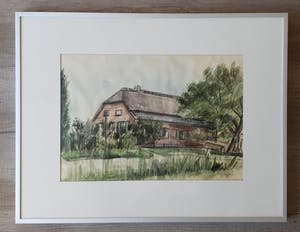 Elly Kuipers - Weurt/Beuningen - gesigneerd - 1981 - ingelijst kopen? Bied vanaf 1!