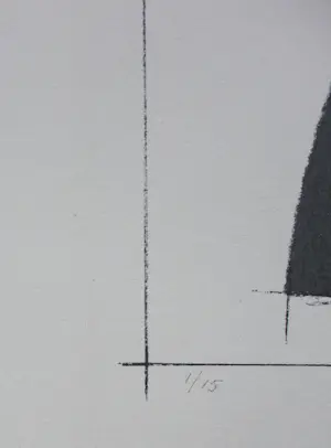 Bert Loerakker - 2 zeefdrukken: Geometrische composities - 1981 kopen? Bied vanaf 1!