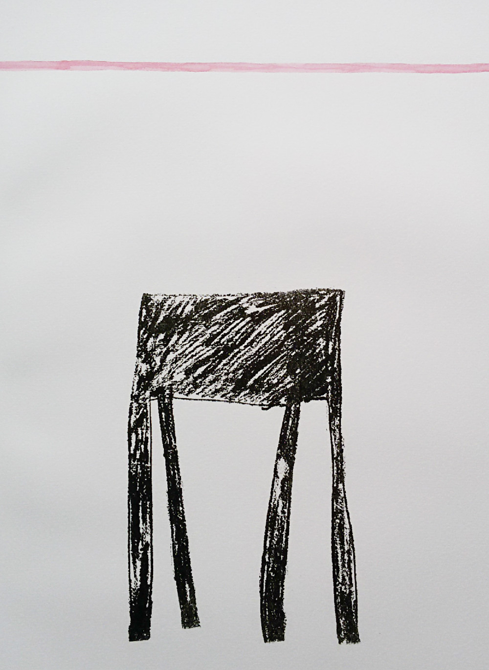 Klaas Gubbels - Tafel, met de hand geaquarelleerde ets verkocht voor € 1!