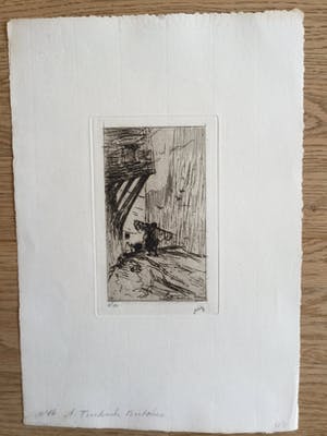 Marius Bauer - Ets. Een Turkse slager. kopen? Bied vanaf 25!