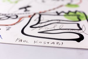 Paul Indrek Kostabi - "Doug Holland" - Uniek werk - Mixed media, acryl. kopen? Bied vanaf 425!