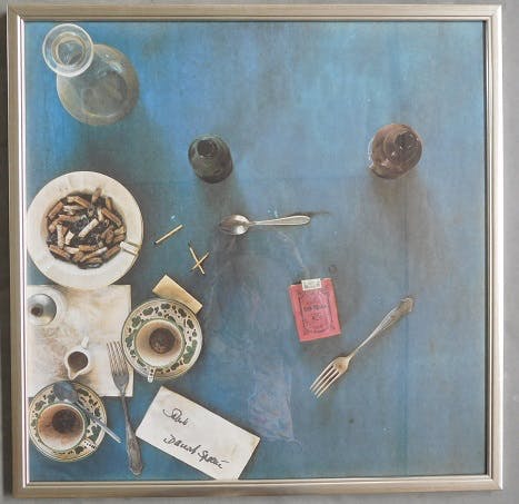 Daniel Spoerri - "Tableau Piège de Restaurant Spoerri" - editie 300 - gesigneerd  kopen? Bied vanaf 225!