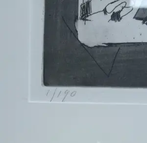 Lucebert - Ets - 1/190 - ingelijst kopen? Bied vanaf 150!