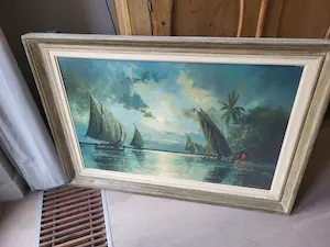 Frederik Kasenda - olie op doek, gesigneerd kopen? Bied vanaf 195!