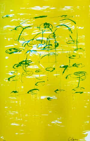 Hugo Claus - Litho: Lente 1 (FUGA) - 1979 verkocht voor € 10!