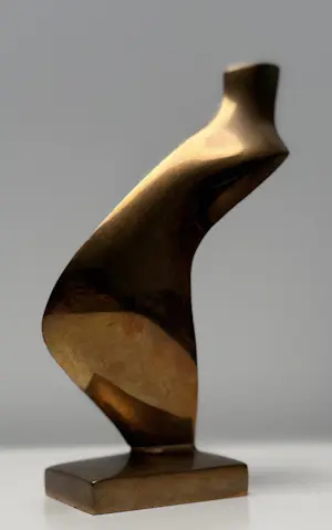 Cor Jong - Bronzen sculptuur | 'Torso' kopen? Bied vanaf 500!