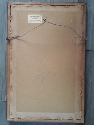 Niet of onleesbaar gesigneerd - Lange Jan te Middelburg, R van Miert. kopen? Bied vanaf 1!