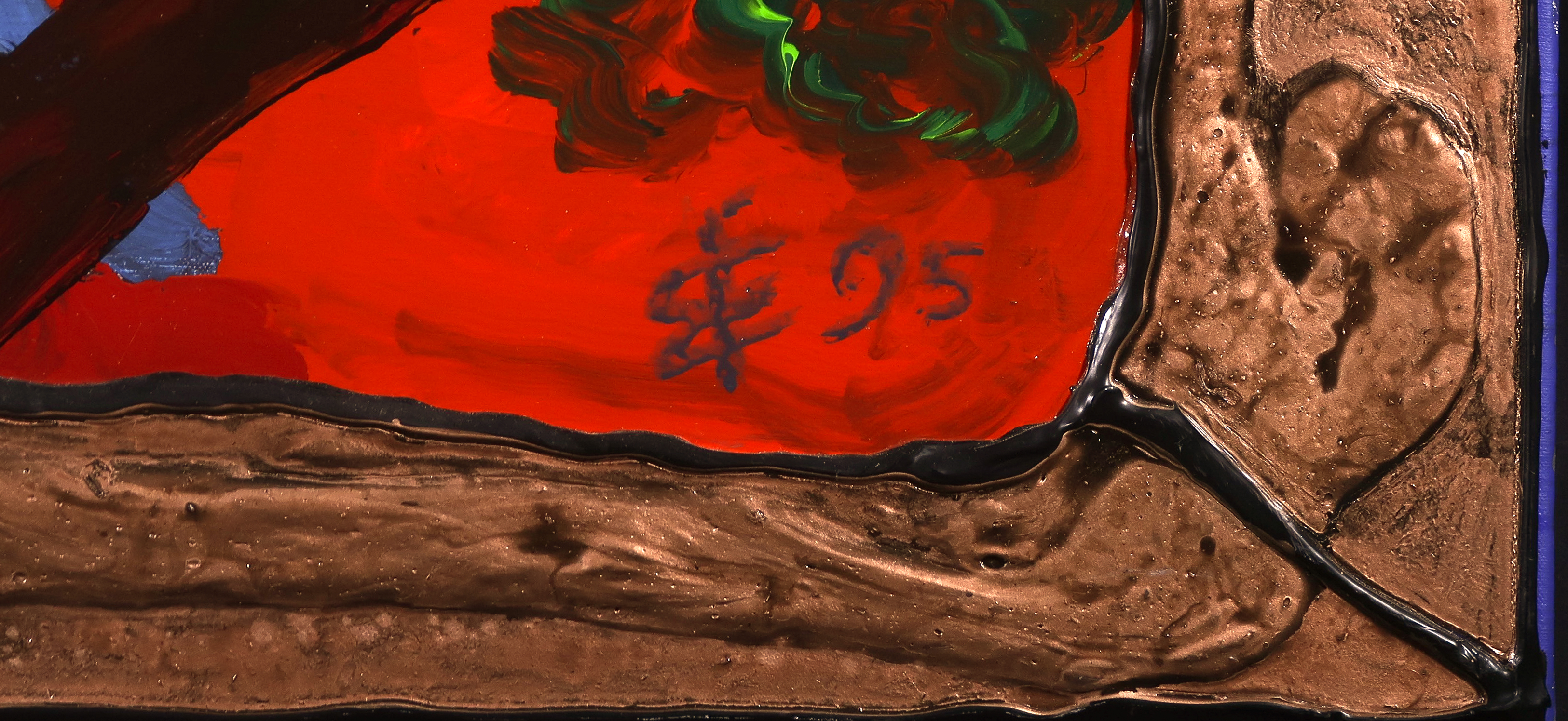 Albert Niemeyer - Acryl op doek, Romantisch wild kopen? Bied vanaf 400!