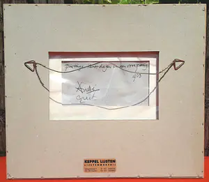 Andre van der Vossen - Stadsgezicht, tekening (netjes ingelijst) kopen? Bied vanaf 1!