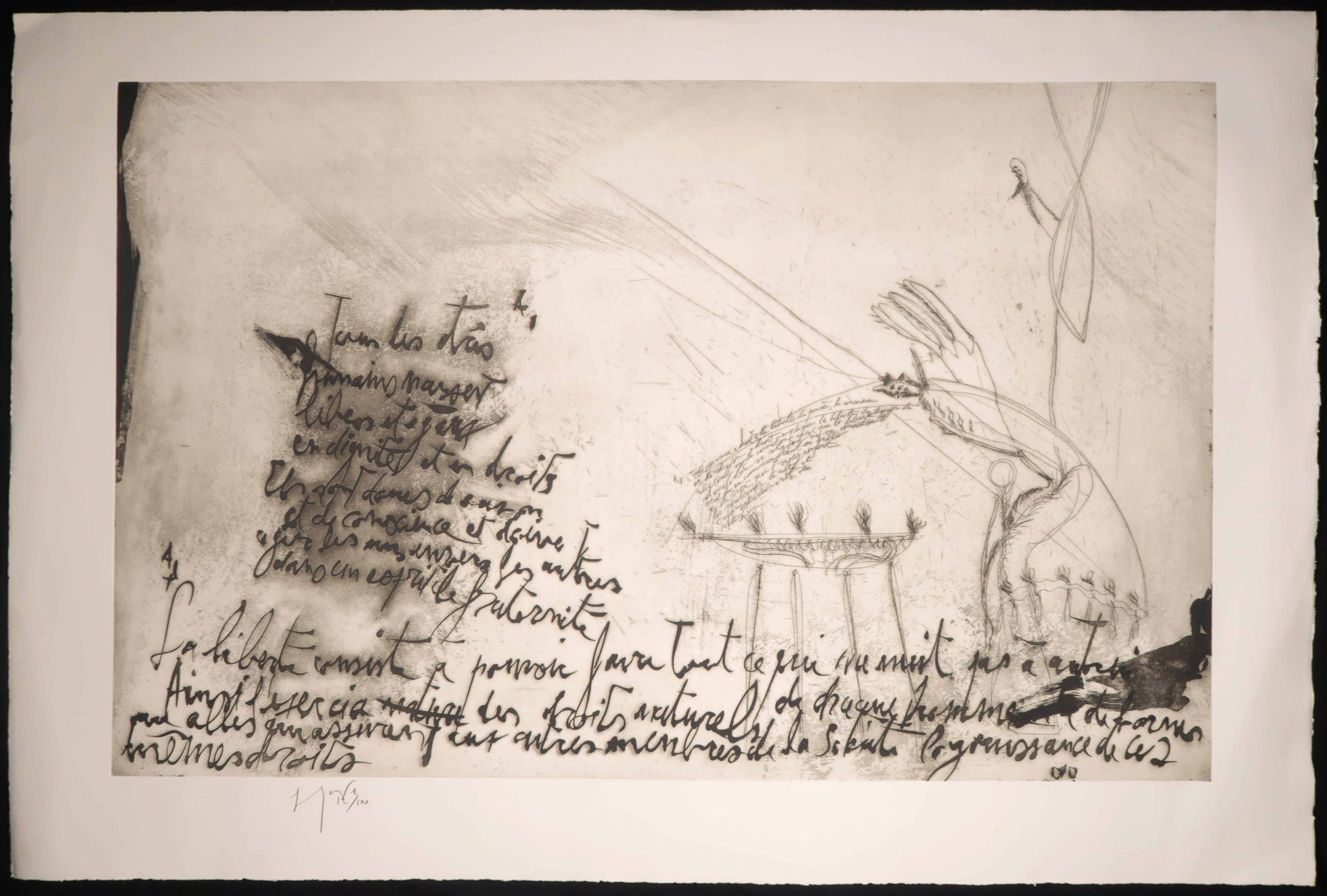 Gerard Garouste - Ets, Declaration / Memoire de la liberte kopen? Bied vanaf 120!