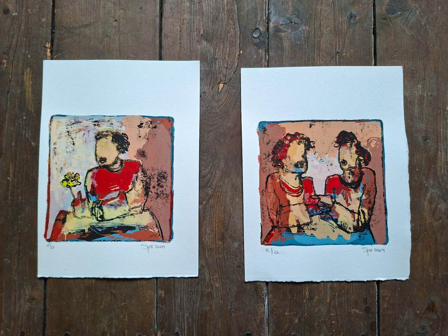 Sjer Jacobs - vrouw met bloem kopen? Bied vanaf 35!