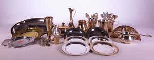Lot verzilverde objecten verkocht voor € 1!