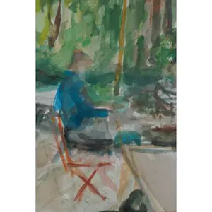 Albert De Deken - Op het terras. kopen? Bied vanaf 245!