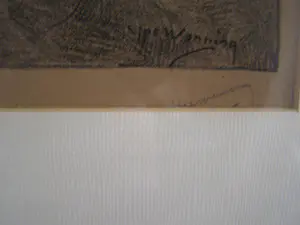 Ype Wenning - Oudewater, dorpsgezicht met bruggetje en man in boot. kopen? Bied vanaf 25!