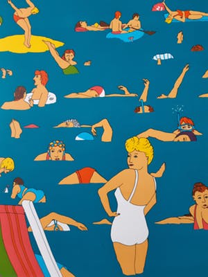 Niet of onleesbaar gesigneerd - en nu nog wat nivea / in het zilte nat kopen? Bied vanaf 10!