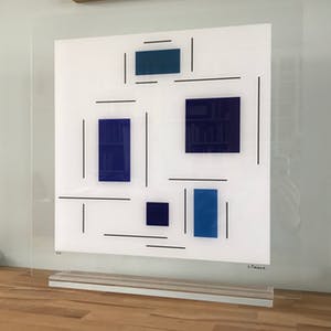 Genevieve Claisse - Mixed media op perspex - Gesigneerd - Oplage EA kopen? Bied vanaf 245!