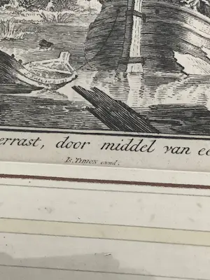 Isaac Tirion - Turfschip Breda 1590 kopen? Bied vanaf 40!