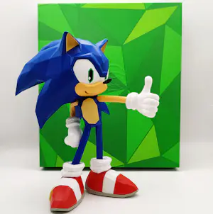 Richard Orlinski - SONIC THE HEDGEHOG – 35-jährige Jubiläum – Skulptur – LIMITED EDITION kopen? Bied vanaf 270!
