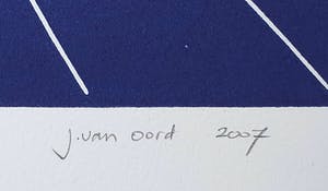 Johan van Oord - Zeefdruk: Zonder titel kopen? Bied vanaf 65!