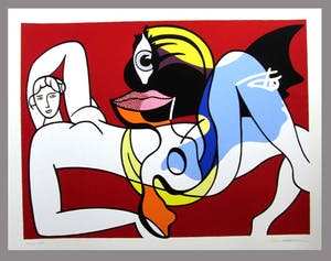 Corinna Heumann - White Lady - Zeefdruk 1995 - handgesigneerd - oplage 150 kopen? Bied vanaf 130!