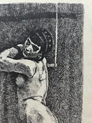 Felicien Rops - La Femme Au Trapeze. Dame aan trapeze. kopen? Bied vanaf 99!