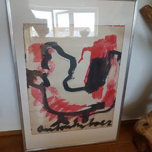 Anton Heyboer - Kip met lijst kopen? Bied vanaf 185!