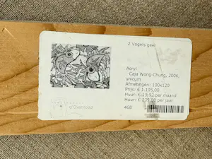 Caja Wong Chung - 2 Vogels geel kopen? Bied vanaf 100!