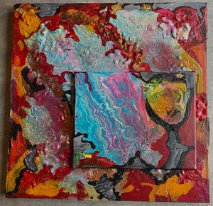 Buy Zippora Sahanaja - Abstract van Zippora Meijer? Bid from 1!