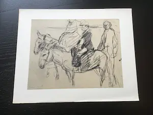 Isaac Israels - acht tekeningen van Isaac Israëls kopen? Bied vanaf 69!