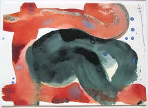 Terry Thompson - aquarel uit de serie "Postcards from the South of my mind" verkocht voor € 60!