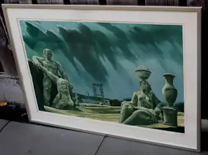 Carel Willink - Ingelijste litho: 'Evenwicht der krachten' kaufen? Bieten Sie von 625!
