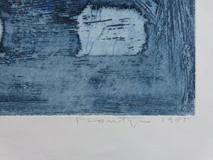 Jan Montyn - ABSTRACTIE / KLEURETS / 65x49cm / SIG / 1985 kopen? Bied vanaf 75!