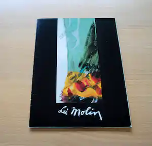 Lei Molin - Bijzondere uitgave met kleurenlitho en handgesigneerde tentoonstellingsaffiche verkauft für € 25!