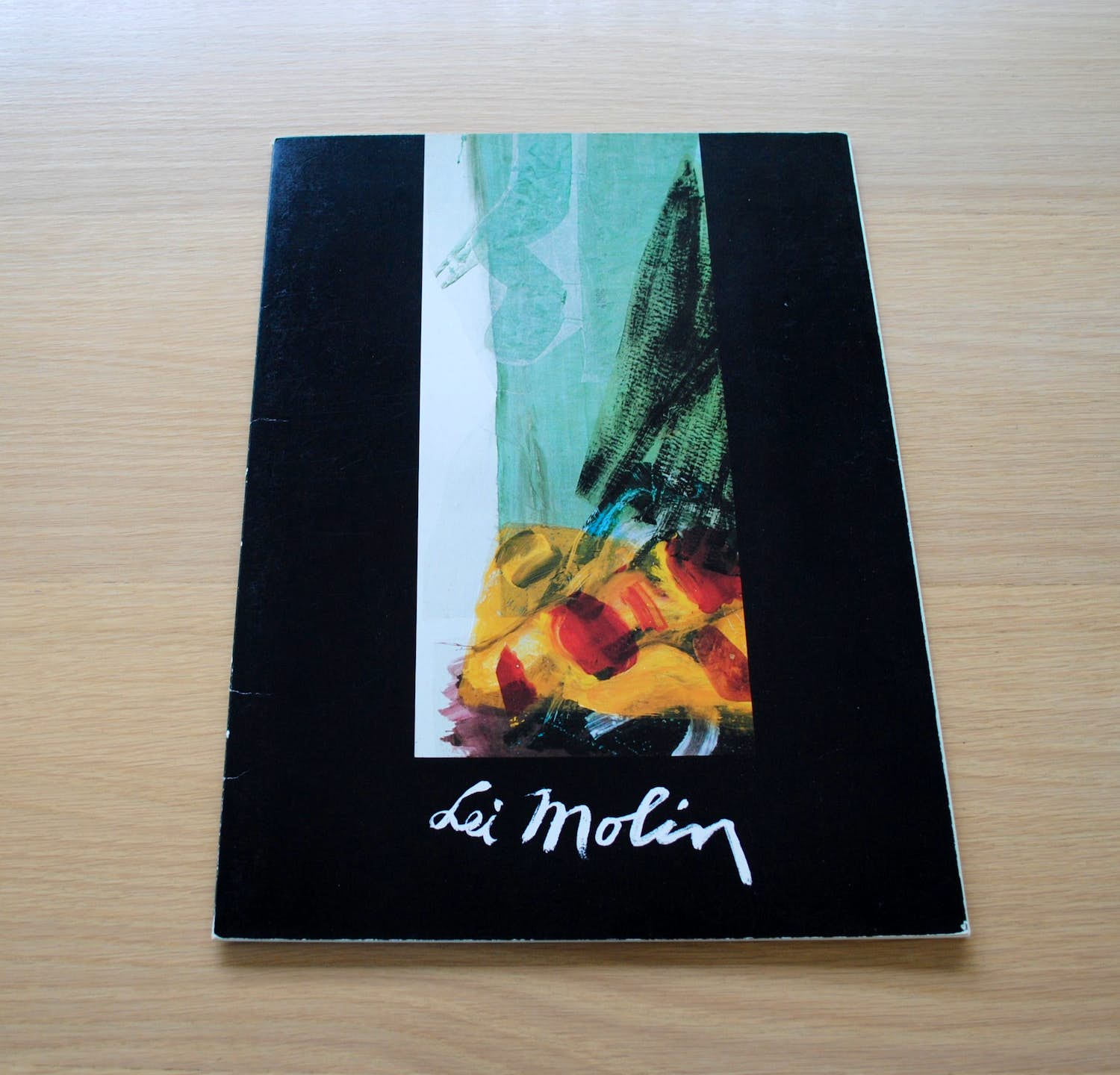 Lei Molin - Bijzondere uitgave met kleurenlitho en handgesigneerde tentoonstellingsaffiche verkocht voor € 25!