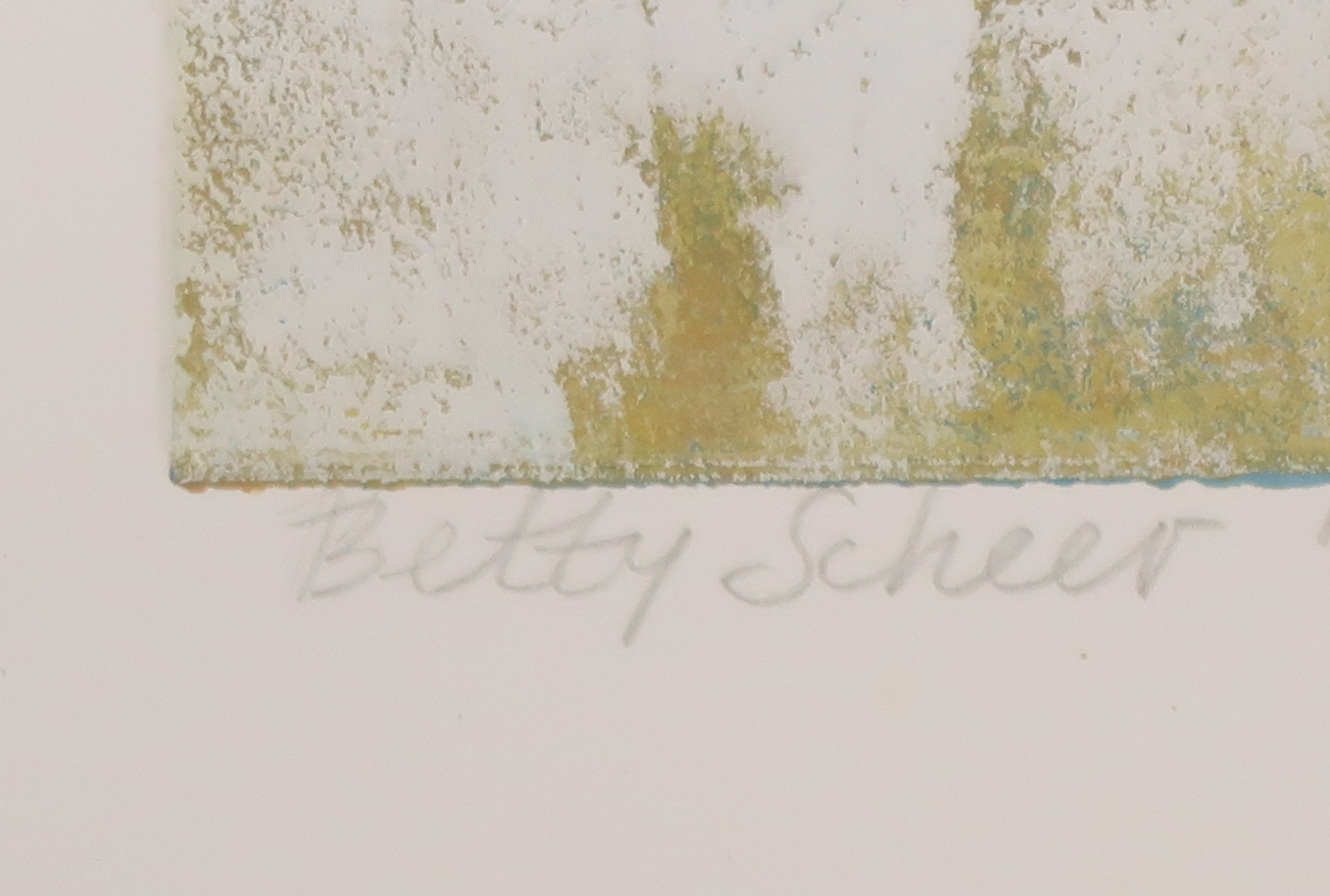 Betty Scheer - Linosnede, Twee makrelen kopen? Bied vanaf 20!