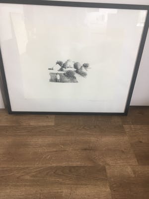 Metten Koornstra - Meisje in landschap, litho. kopen? Bied vanaf 50!