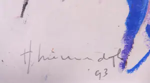 Helen Nieuwendijk - Gemengde techniek op papier, Zonder titel - Ingelijst kopen? Bied vanaf 50!