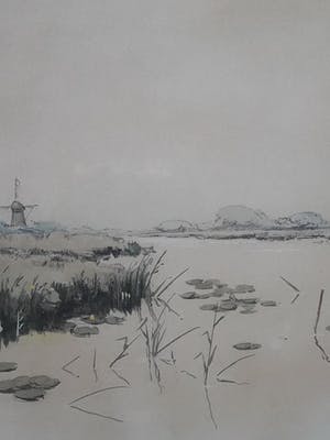 Jan Kagie (jr.) - Poldergezicht bij Schipluiden. kopen? Bied vanaf 60!