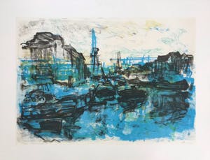 Willy Rieser - Prachtige gesigneerde kleurenlitho - 33/40 kopen? Bied vanaf 65!