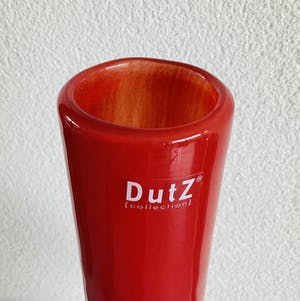 Niet of onleesbaar gesigneerd - DutZ clollection - GROTE RODE VAAS kopen? Bied vanaf 1!