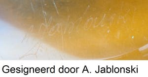 Adam Jablonski - handgemaakte gesigneerde glazen schaal kopen? Bied vanaf 99!