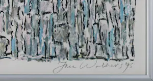 Jan Wolkers - Zeefdruk op papier, Winterbeelden XII - Ingelijst kopen? Bied vanaf 200!