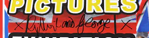 Gilbert & George - Gesigneerd affiche voor de expositie 'Jack Freak Pictures' - Ingelijst kopen? Bied vanaf 1!