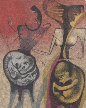 Harry van Kruiningen - kleurenlitho - 'Achnaton' - 1953 kopen? Bied vanaf 49!