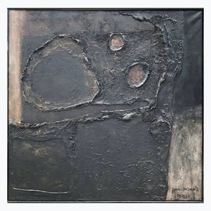 Jan Willem Smeets - Materieschilderij - gesigneerd - 1963 kopen? Bied vanaf 1!