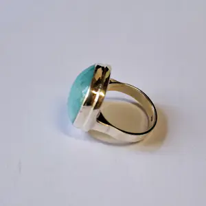 Nieuw Vintage handgemaakte sterlingzilveren turkooizen ring, kopen? Bied vanaf 45!