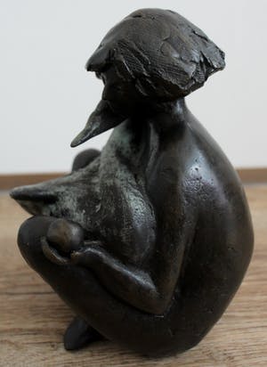 Evert den Hartog - Bronzen beeld: Leda en de Zwaan kopen? Bied vanaf 850!